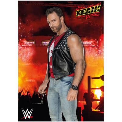 WWE LA Knight Crowd Poster – ungerahmt, A2 Image
