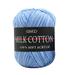 Cglfd Clearance Gradient Hand Knitting Milk Cotton Crochet Yarn 100% Soft Acrylic 3-ply Baby Cotton Wool Yarn Dryable Machine Washable Color-Sky Blue 05# 50g for Making Bags Hats Dolls Scarves