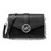 Michael Kors Bags | Michael Kors Carmen Medium Crocodile Embossed Convertible Shoulder Bag Black Nwt | Color: Black | Size: Os