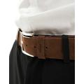 HUGO Gionio suede belt in brown