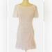 Anthropologie Dresses | Anthropologie White & Tan Hd Dress Size 10 | Color: Tan/White | Size: 10