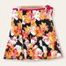 Anthropologie Skirts | Anthropologie Hazel Floral Pleated Lightweight Boho Groovy Ribbon Bow Mini Skirt | Color: Orange/Pink | Size: L