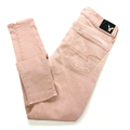 American Eagle Outfitters Jeans | American Eagle Womens 2 Short Super Stretch Jegging Jeans Mauve Pink Low Rise | Color: Pink | Size: 2