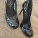 Jessica Simpson Shoes | Jessica Simpson Patent Leather Rounded Toe Heels, Size Fits A 6.5 | Color: Black | Size: 7