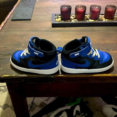 Nike Shoes | Kids Nike Sneakers In Good Shape | Color: Black/Blue | Size: 8b