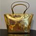 Kate Spade Bags | Kate Spade Small Harmony Metro Spade Gold Tote | Color: Gold | Size: Os