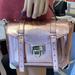 Michael Kors Bags | Michael Kors Manhattan Md Th School Crackled Metallic Leather Satchel Primrose | Color: Gold/Pink | Size: Medium