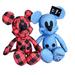 American Eagle Outfitters Toys | American Eagle Ae X Disney Denim And Buffalo Plaid Mickey Mouse Plush Dolls | Color: Blue/Red | Size: Osbb