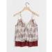 Anthropologie Tops | Anthropologie Dania Double-Strapped Cami Vest | Color: Red/White | Size: L