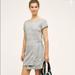 Anthropologie Dresses | Maeve Anthropologie Heathered Wrap Front Skirt Short Sleeve Dress Women’s Sz Xsp | Color: Gray | Size: Xsp