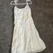 J. Crew Dresses | J Crew Off White Linen Tie Shoulder Midi Dress | Color: White | Size: 2