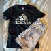 Adidas Matching Sets | Adidas Boys Shorts Set | Color: Black/Gray | Size: 6b