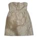 J. Crew Dresses | J.Crew Silk Strapless Front Twist Dress Size 8 Nwt | Color: Cream/Tan | Size: 8