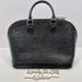 Louis Vuitton Bags | Authenticated Louis Vuitton Alma Epi Pm- Black | Color: Black | Size: L 12" W 6.5" H 9"