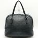 Gucci Bags | Gucci Gucci Shima Gg Pattern Handbag Handheld Bag Black Leather Ladies Fashio... | Color: Black | Size: Os