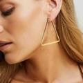 Madewell Jewelry | Madewell Gold Earrings Hoop 14k Gold-Plated Studs | Color: Gold | Size: Os