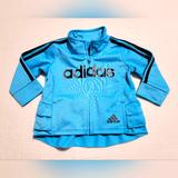 Adidas Jackets & Coats | Adidas Girl's Sportwear Full Zip Blue Black Long Sleeve Jacket Size 3 Months | Color: Black/Blue | Size: 0-3mb