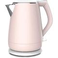 BROGEH Kettles,Household Kettle Large Capacity 1800W High Power for Fast Heating Tea Kettle, Stainless Steel Kettle 1.5L, Cordless Kettle Auto Shut-Off Seamless One Liner/Pink hopeful