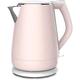 BROGEH Kettles,Household Kettle Large Capacity 1800W High Power for Fast Heating Tea Kettle, Stainless Steel Kettle 1.5L, Cordless Kettle Auto Shut-Off Seamless One Liner/Pink hopeful