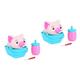 Abaodam 2 Pcs Puppies Toys for Kids Doll Playsets Pets Electric Pet Toy Kidcraft Playset Kids Pet Toy Rc Robot Pet Feeding Toy Dog Robot Toy Puppy Toy for Kids Gift Sucking Child