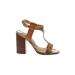 Kelsi Dagger Brooklyn Heels: Orange Shoes - Women's Size 6 1/2 - Open Toe