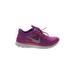 Nike Sneakers: Purple Print Shoes - Women's Size 5 1/2 - Round Toe