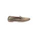 J.Crew Flats: Loafers Stacked Heel Boho Chic Tan Shoes - Women's Size 7 1/2 - Almond Toe