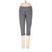 VSX Sport Active Pants - Mid/Reg Rise Skinny Leg Cropped: Gray Activewear - Women's Size Small