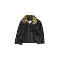 Outbrook Kids Faux Leather Jacket: Black Print Clothing - Size 12 Month