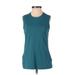 Athleta Active Tank Top: Teal Activewear - Women's Size 2X-Small