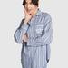 Women's PINK Cotton Poplin Oversized Button-Down Sleepshirt