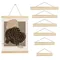 1PC immagine magnetica in legno poster appendiabiti cornici foto arte della parete stampa su tela