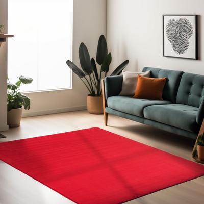 Teppich AYYILDIZ TEPPICHE "SKY 5400", rot, B:160cm H:7mm L:230cm, Polyester, Teppiche, Läufer, Besonders weich, Softfllor, waschbar Image