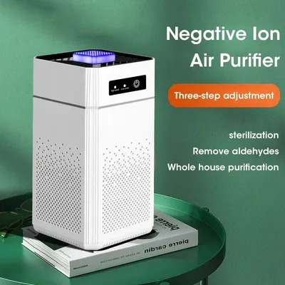 Purificateur d'air portable avec générateur d'odeurs de fumée et d'ions négatifs supporter ficateur