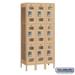 Salsbury 12 in. x 6 ft. x 15 in. 3 Wide Triple Tier Vented Metal Locker - Tan - Unassembled