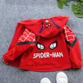 Kinder Mantel Cartoon Spiderman Mickey Druck Baby Jungen Kleidung Frühling Herbst Kinder Zipper
