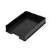 Tray Stackable Letter Tray Desk Organizer 24.5 x 32.5 x 6.7cm Paper Holder for Desk File Desk Organizer Tray Paper Organizer Storage for Office Paper Magazine - black