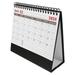 Decorative Desk Calendar Daily Use Monthly Calendar Office Standing Calendar Decor (French Version)