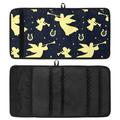 OWNTA Vintage Angels Harps Trumpets Pattern Polyester Oxford Cloth Pencil Case Organizer - Efficient Storage Solution with Large Size 26x50.5 cm