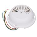 Natural Gas Detector ABS Ceiling Network Alert Sound and Light Alert Gas Alarm for Home Safe 12â€‘28V