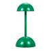 Andoer Modern Table Lamp Mushroom Shape Nightstand Lamp Control LED Desk Lamp Cordless Bedside Lamp 3 Light Colors Stepless Dimmable Rechargeable for Living Room Bedroom