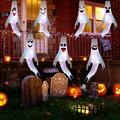 Halloween Decorations Outdoor Large Windsock Ghosts Halloween Decorations Halloween Spooky Party Decor Halloween Tree Decorations Halloween Patio Lawn Garden Party Supplies