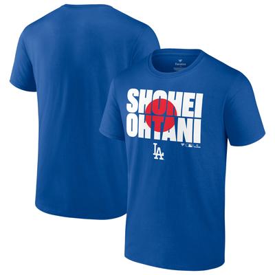 Los Angeles Dodgers Shohei Ohtani Flag T-Shirt – Herren Image