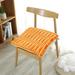 Yarino Outdoor Seat Pads Seat Cushion Chair Cushions Thicken Soft Student Seat Pad Winter Warm Office Chair Sit Mat Non-Slip Plush Stool Cushions- Orange