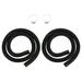 2 Sets Swimming Pool Replacement Hose Pool Filter Replacement Hoses for Above Ground Pools Pool Replacement Parts Vacuum White