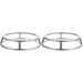 2pcs Double-layer Pot Rack Stainless Steel Pot Rack Heat-proof Round Pot Rack