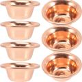 7pcs Offering Cup Buddhist Water Offering Cup Temple Brass Cup Ornament Altar Supply