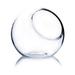 WGV 6 Clear Glass Vase Slant Cut Tilted Bubble Bowl Plant Terrarium Floral Arrangement Wedding Center Piece Home DÃ©cor Flower Container