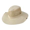 Ogiraw Bucket Hat Summer Fishing Sunshade Hat Outdoor Camouflage Breathable Sandal Hat Western Cowboy Sunshade Hat Net Hat Hats for Men Beige One Size