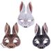 Half Face Rabbit Headgear Funny EVA Rabbit Bunny Headgear for Party Festival Club